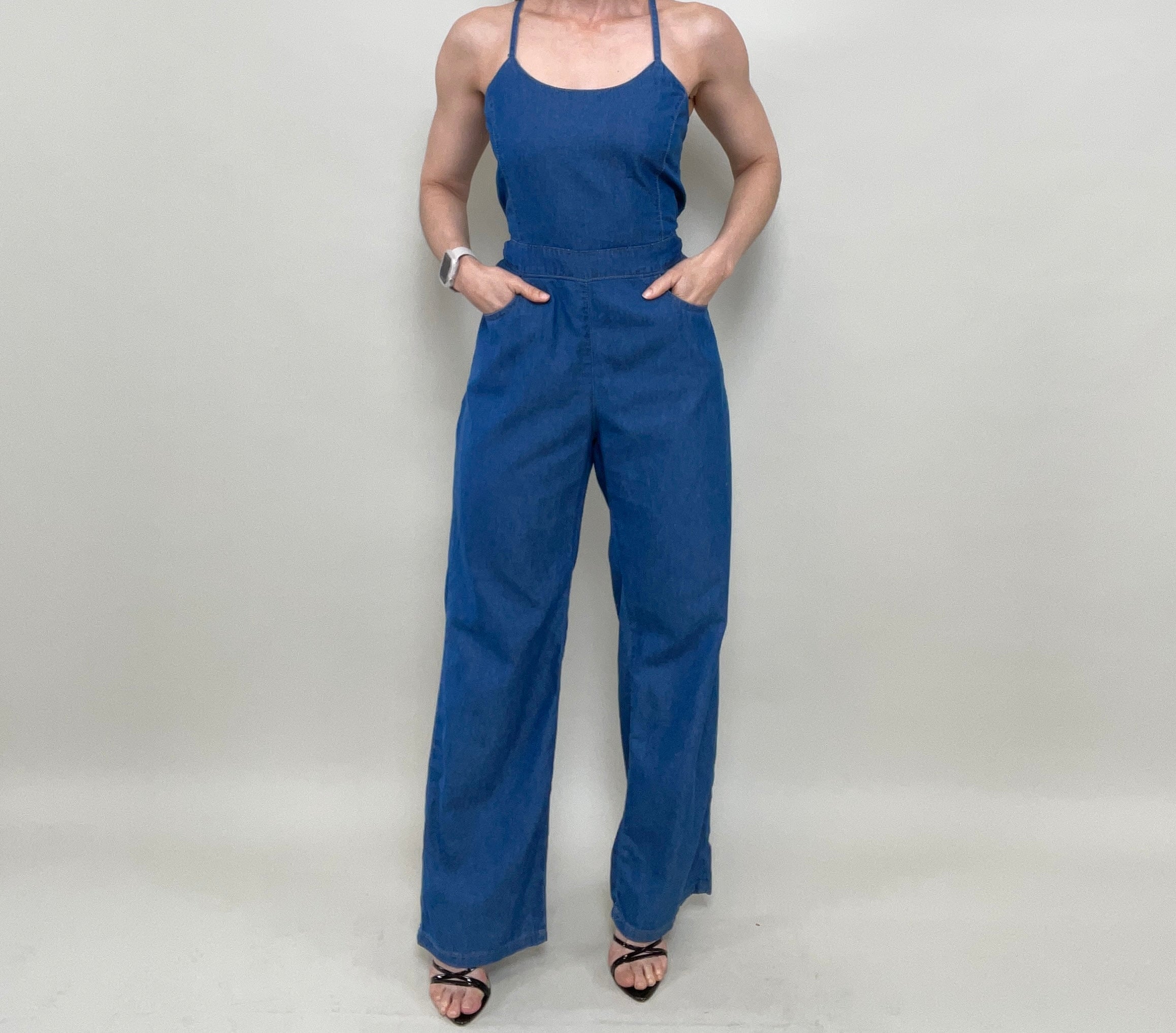 Lourdes Denim Jumpsuit – Runway Skirts